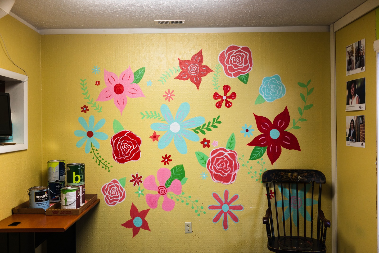 Blooming Wall of Color