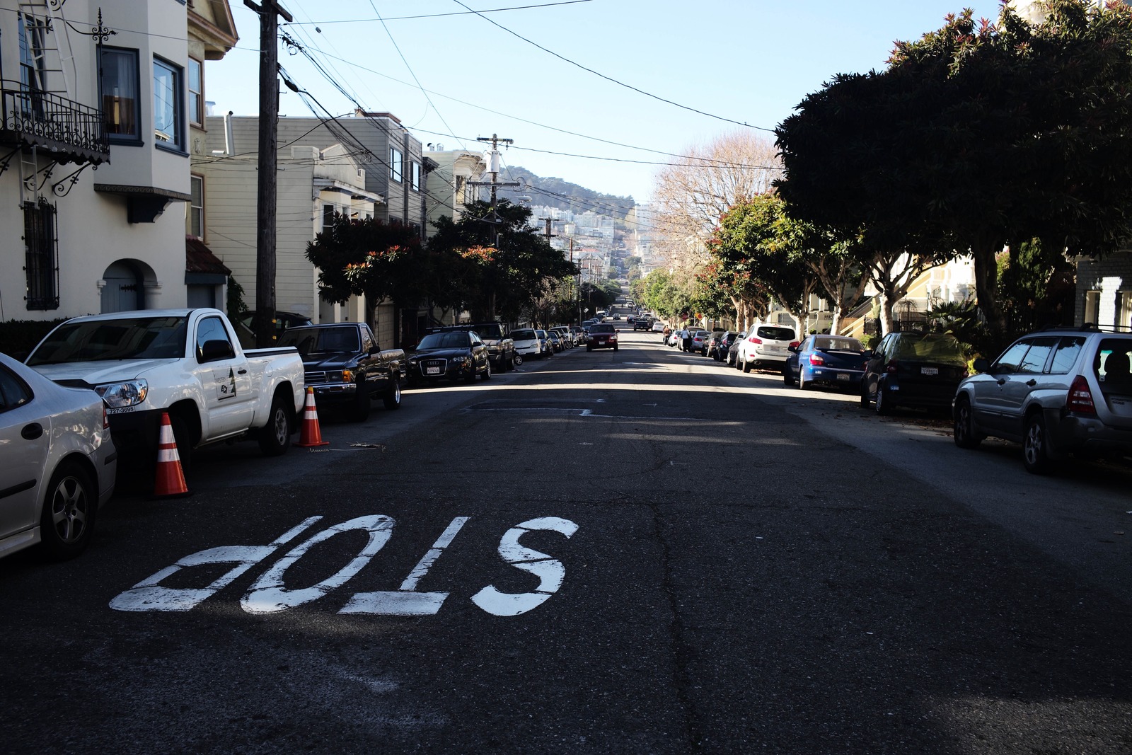 Quiet Urban Street Scene