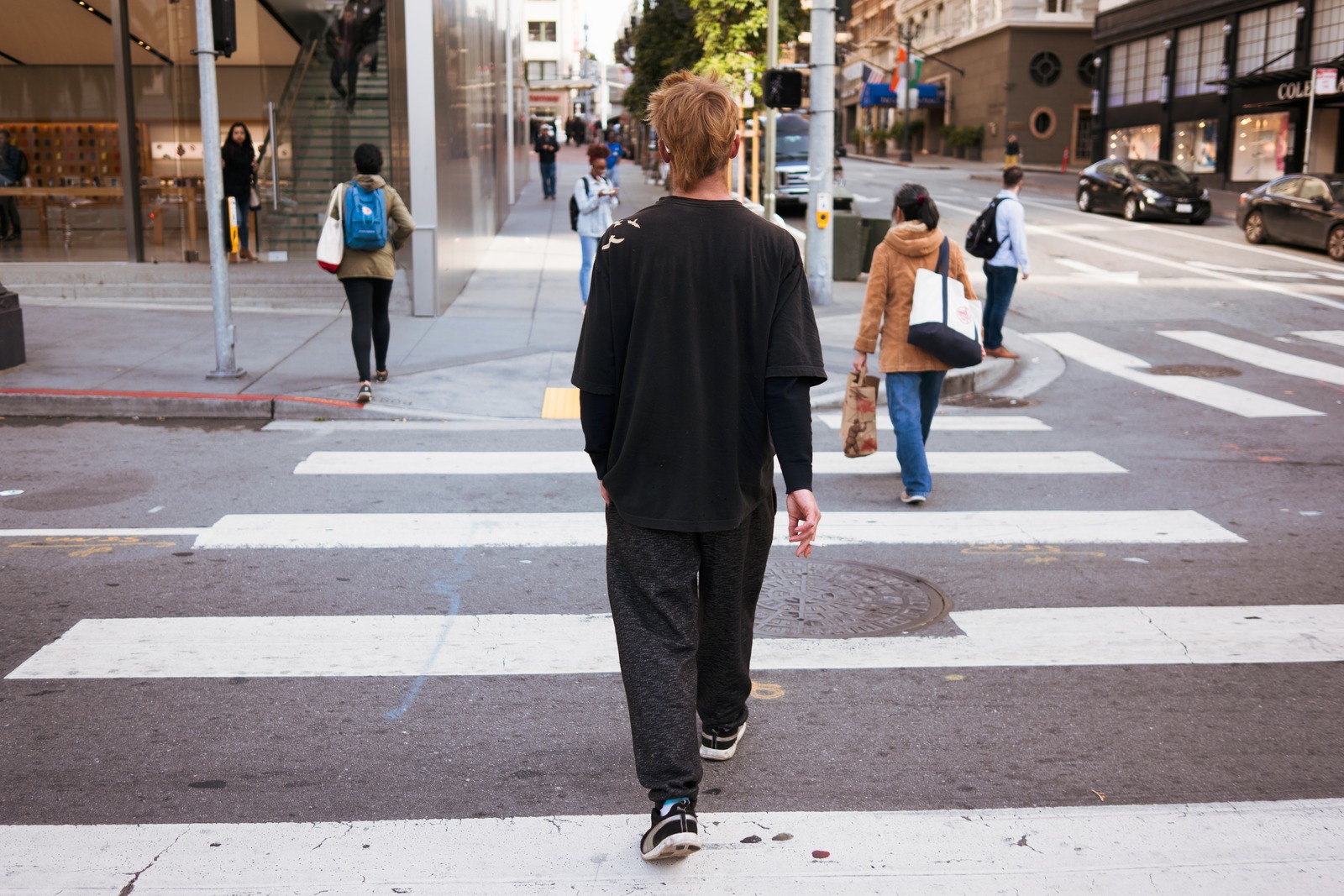 City Crosswalk Moments