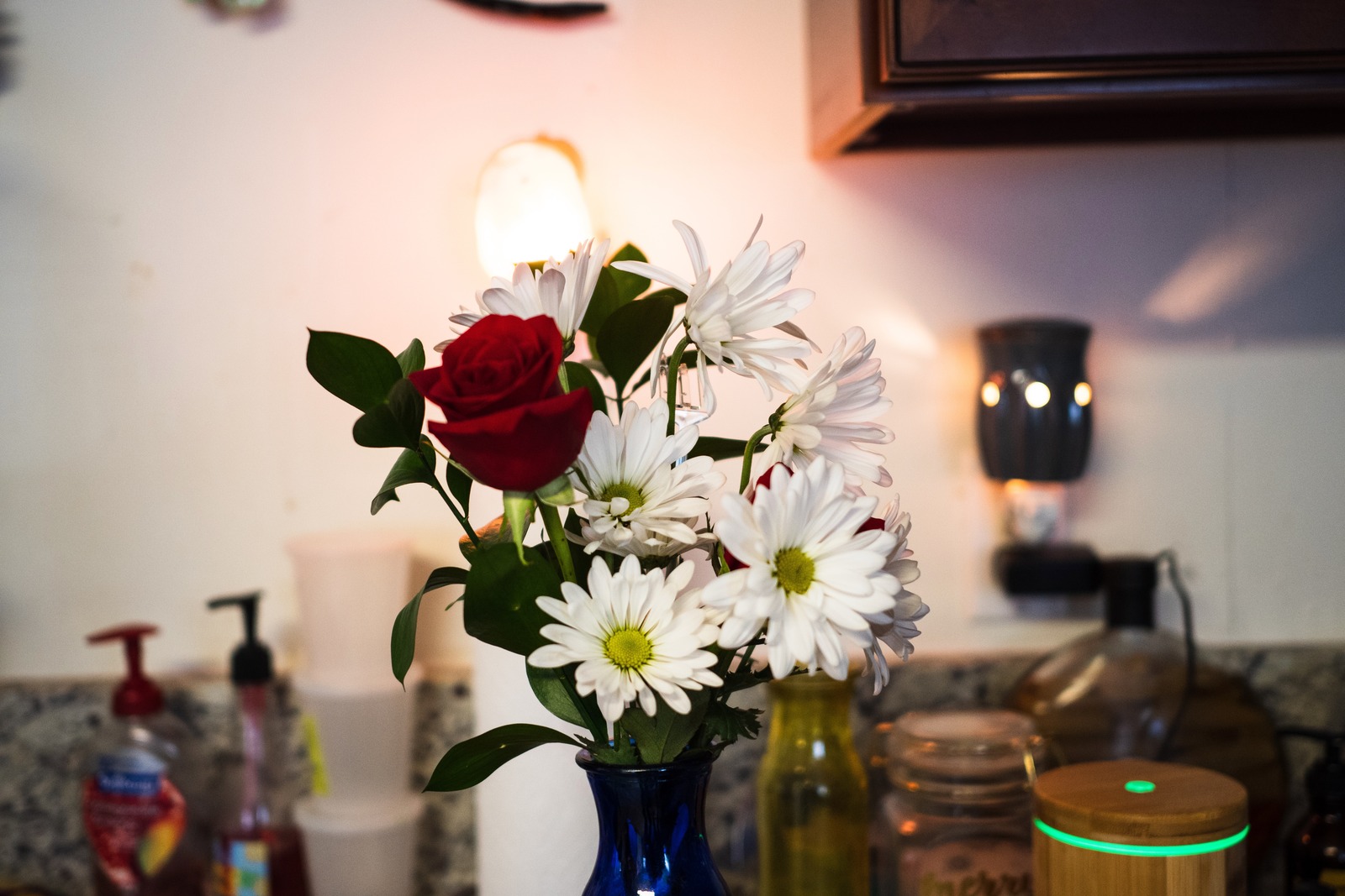 Floral Serenity in the Kitchen