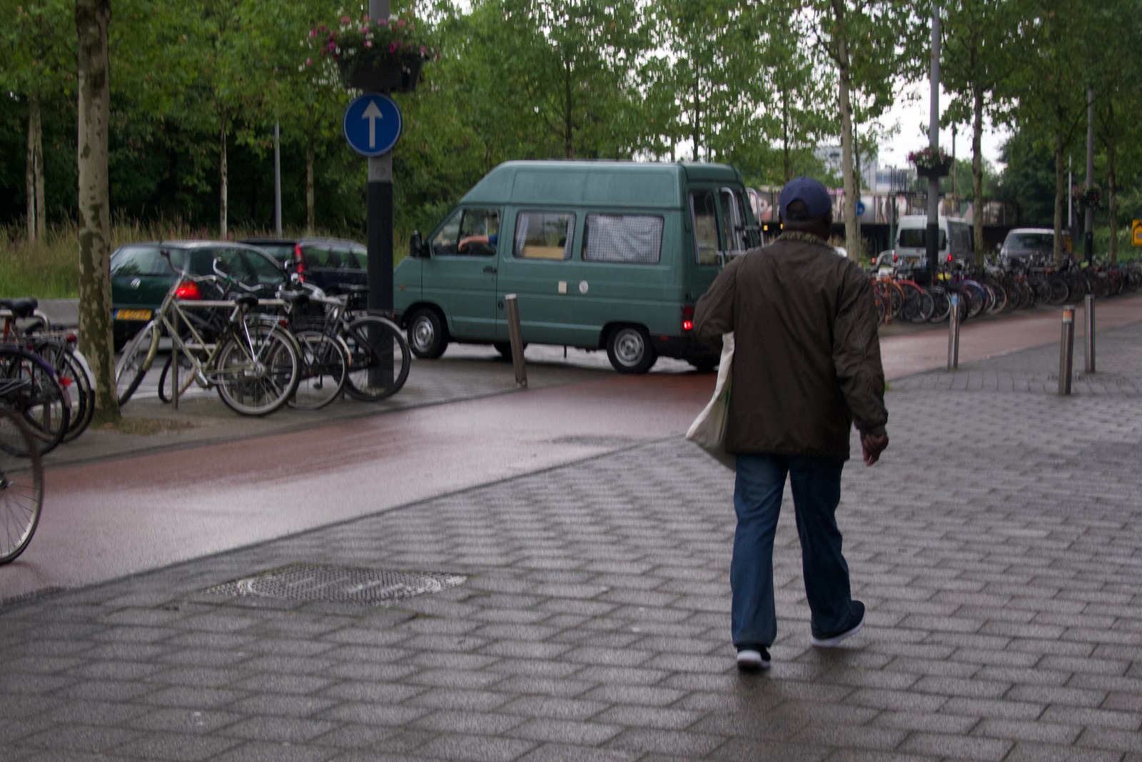Urban Stroll in the Rain