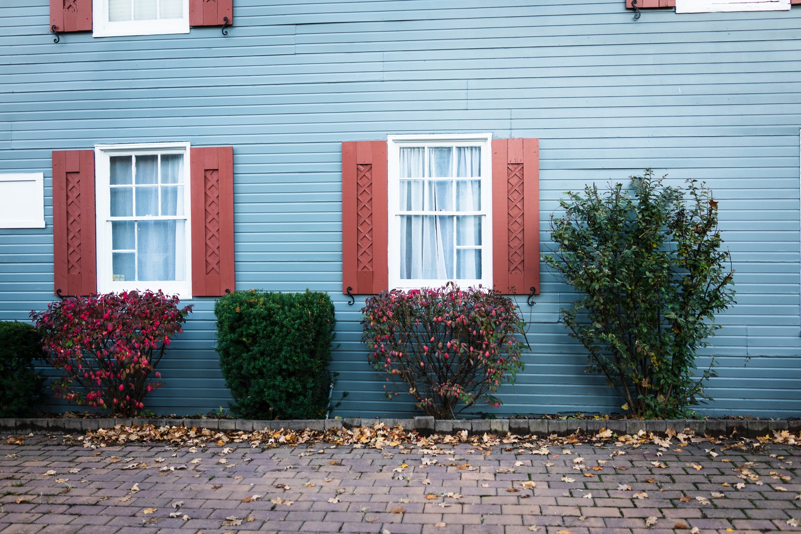 Charming Blue Facade