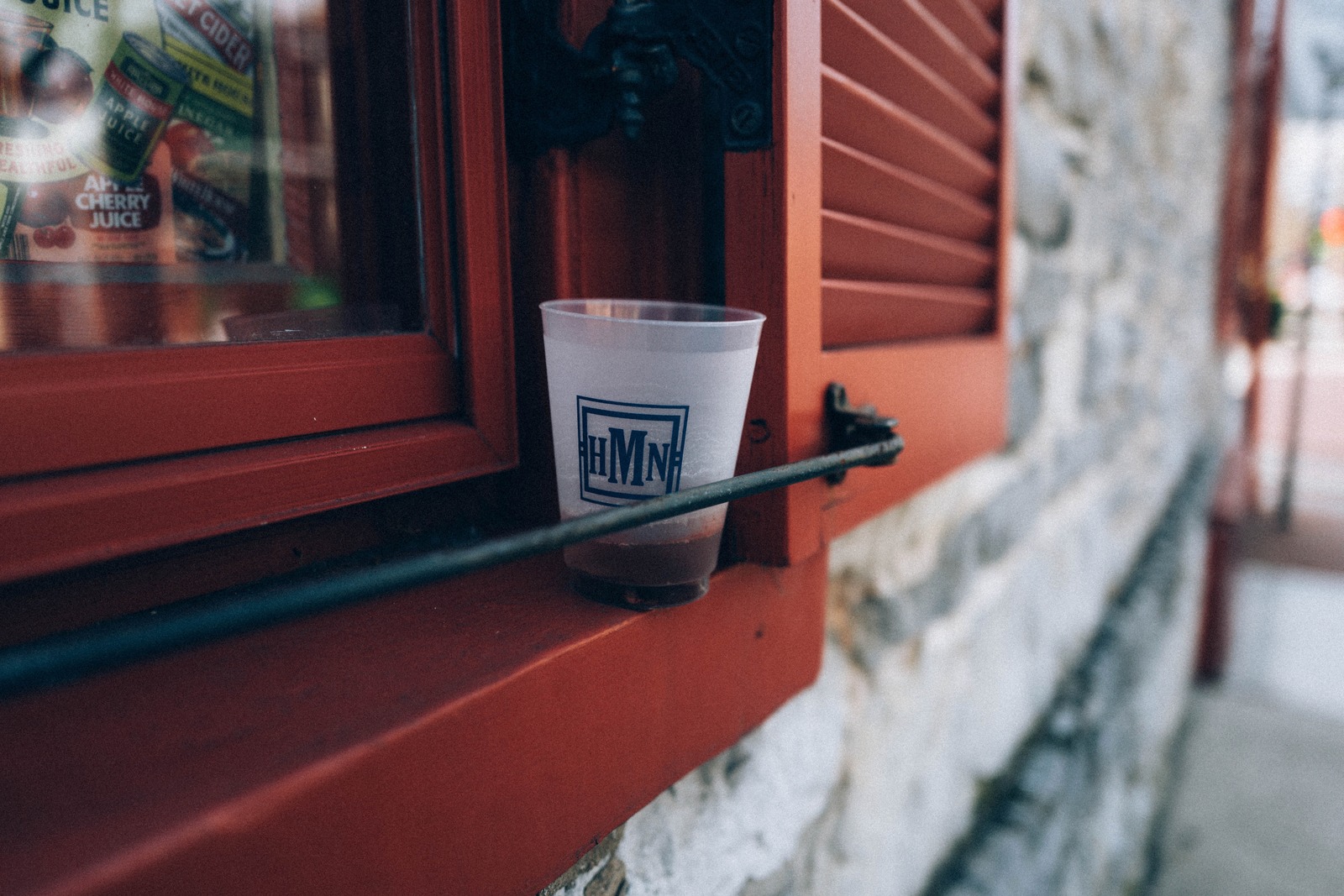 Quiet Drink by the Window