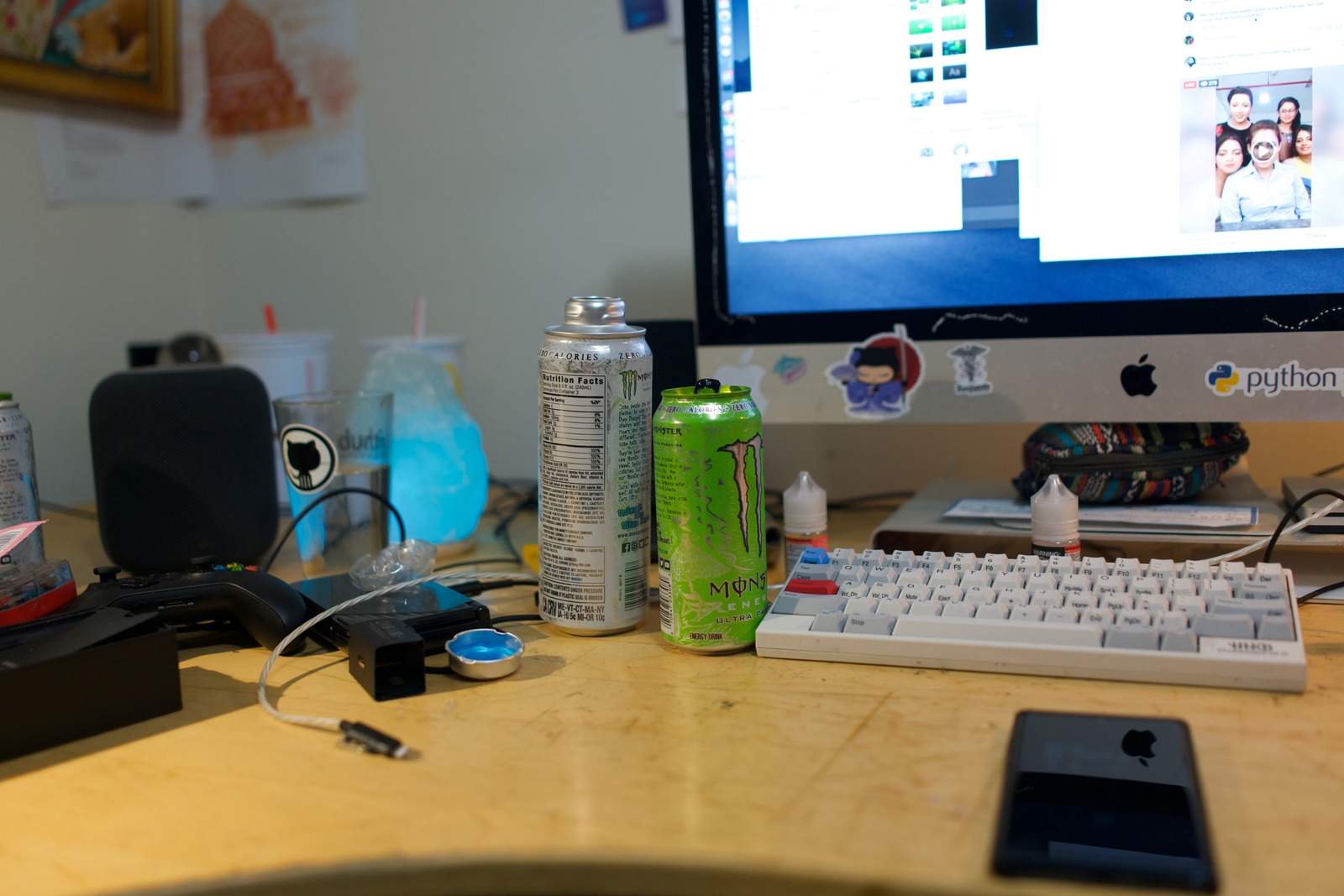 Cluttered Creative Workspace