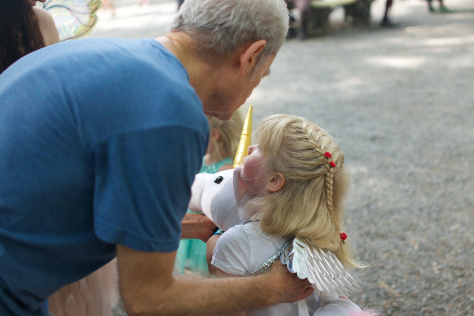 Tender Moment in Play