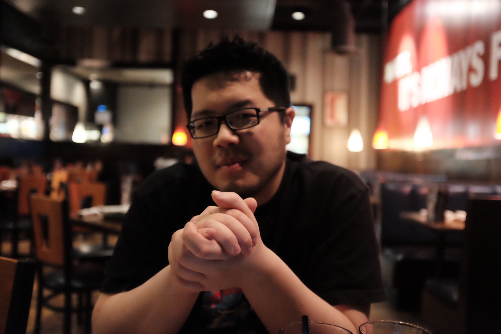 Contemplative Moment at Dusk