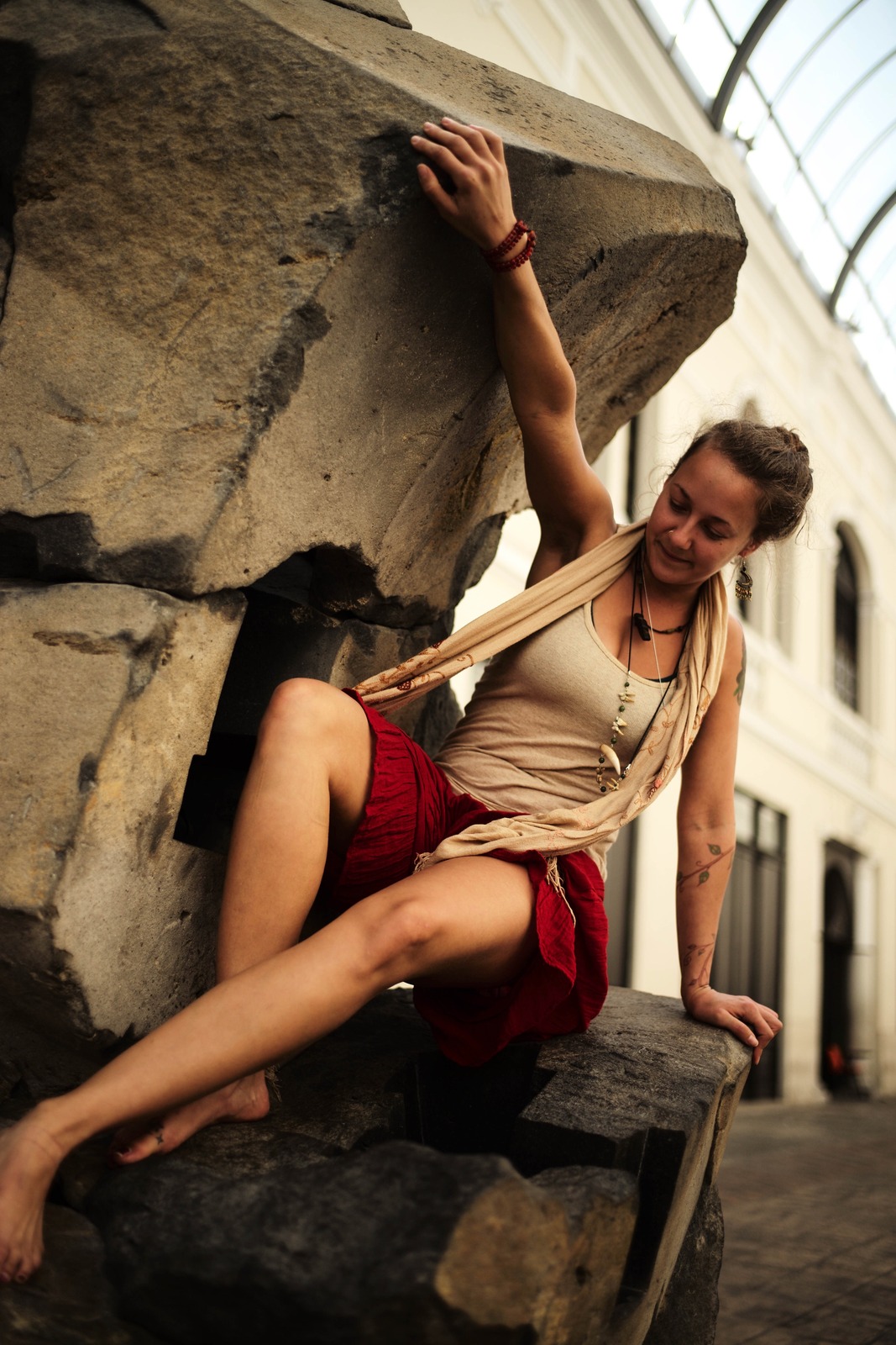 Graceful Balance on Stone