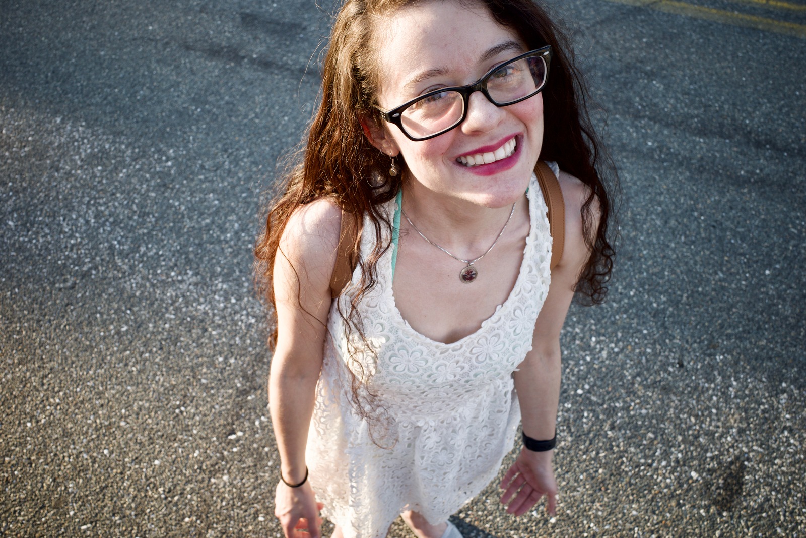 Joyful Encounter on a Sunny Day