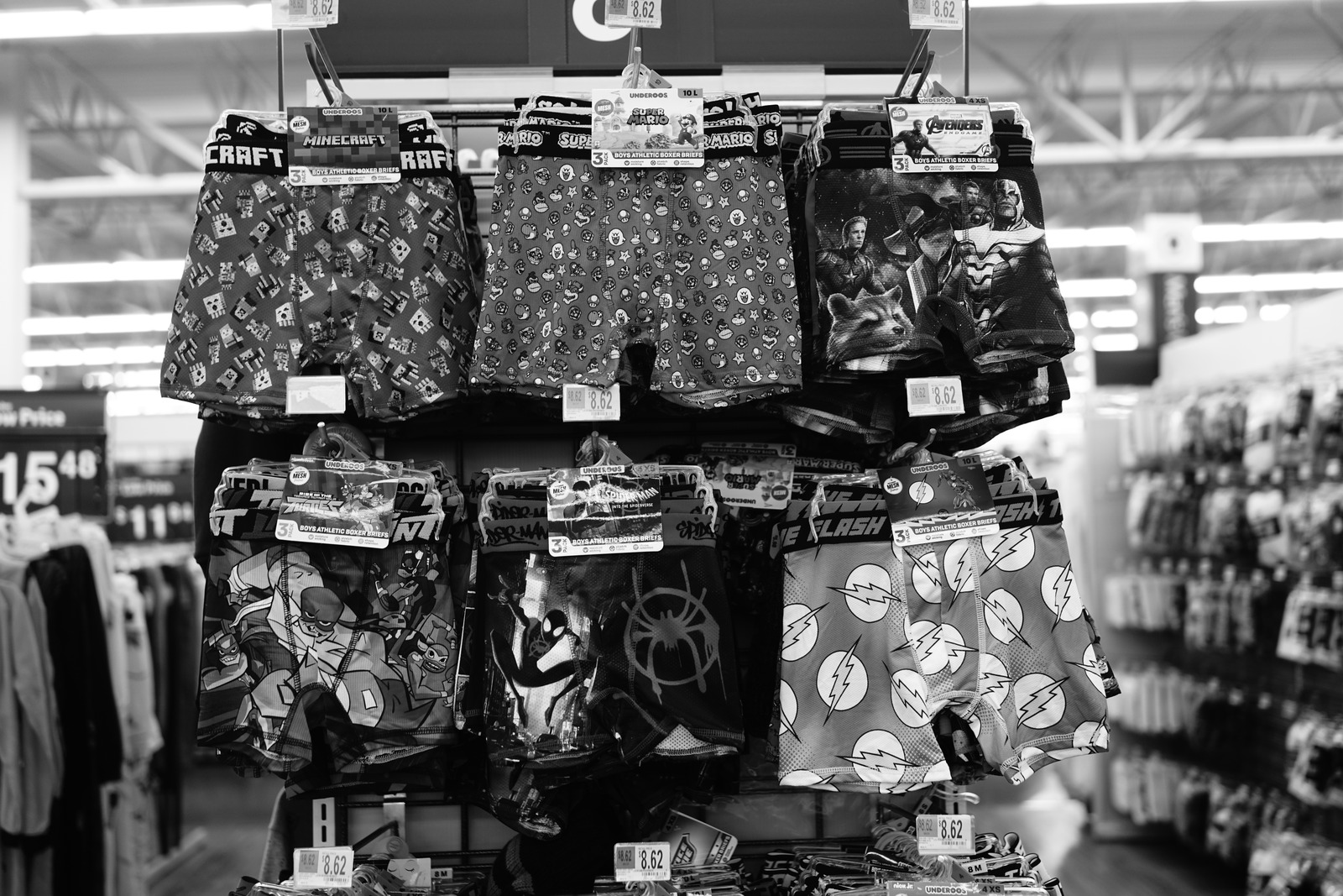 Colorful Choices in Black and White