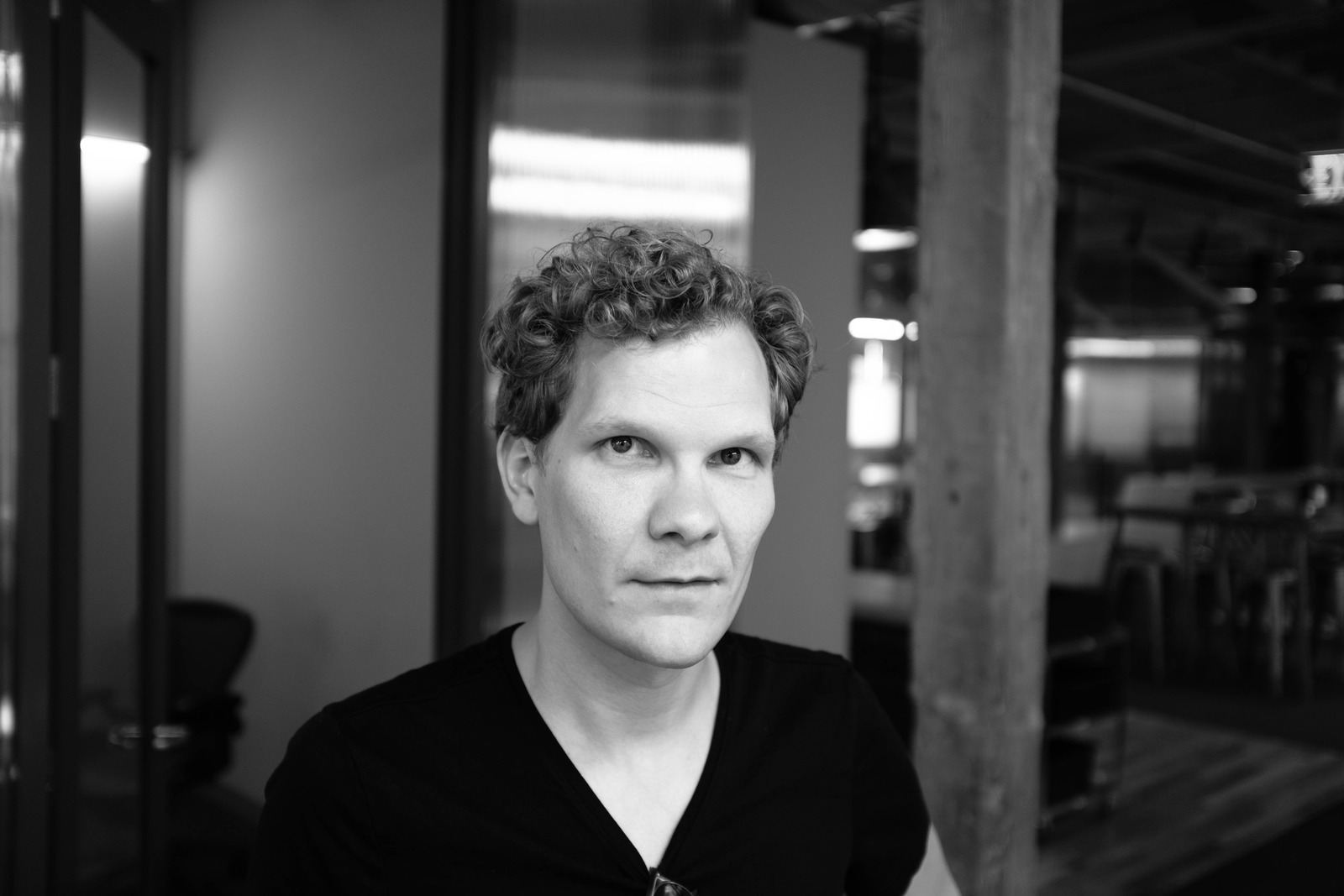 Introspective Portrait in Monochrome