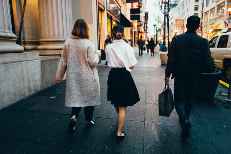 Urban Stroll at Dusk