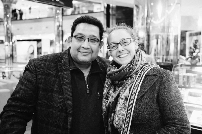 Joyful Companions in Monochrome