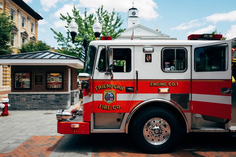 Fire Truck in Daylight