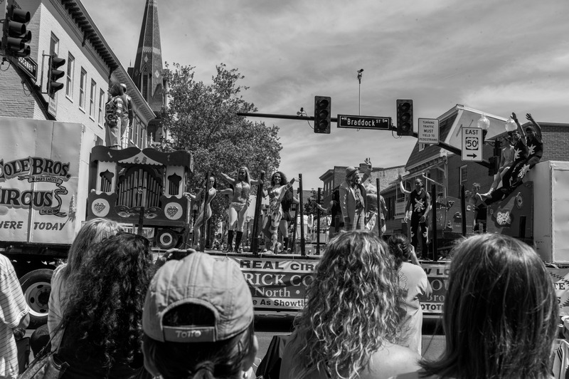 Circus Parade in Monochrome