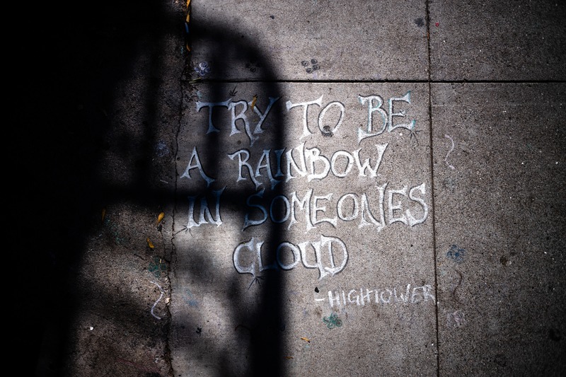 A Message on the Sidewalk