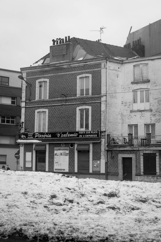 Abandoned Pizzeria in Winter