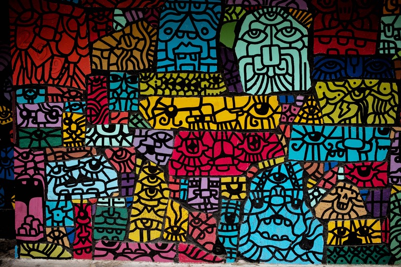 Colorful Urban Mosaic