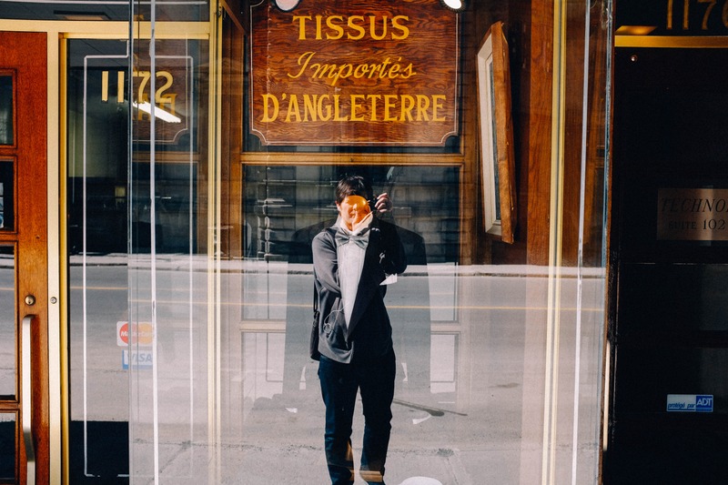Reflections in a Textile Shop