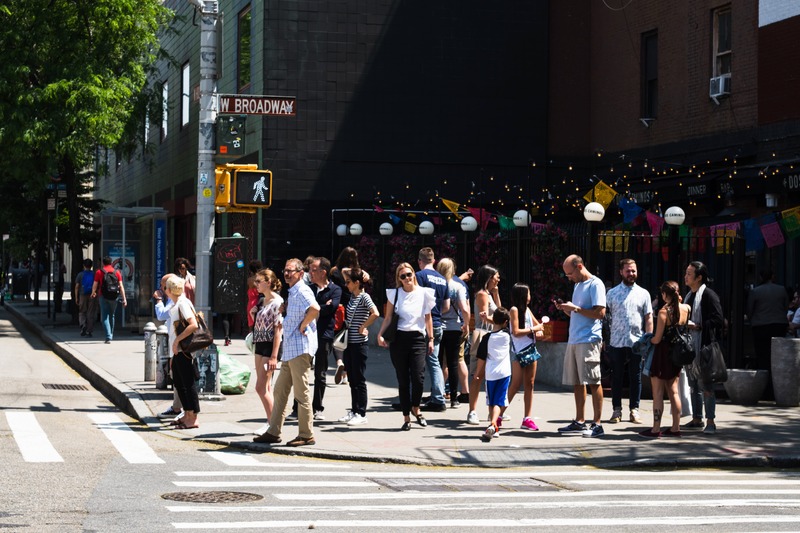 City Scene in Summer