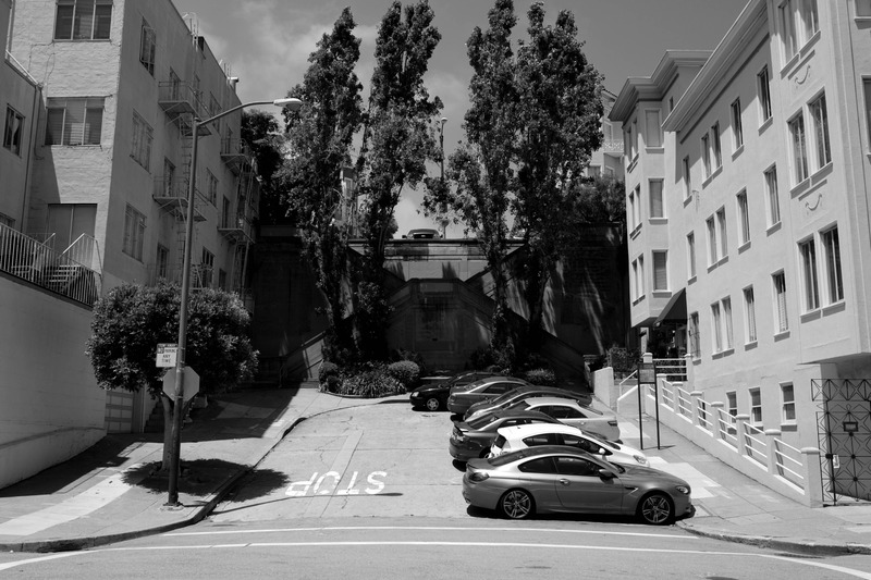 Urban Stillness in Monochrome