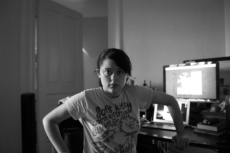 Intense Presence in Monochrome