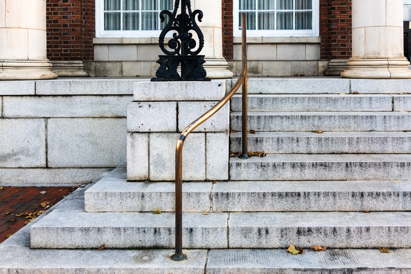 Curved Steel and Stone