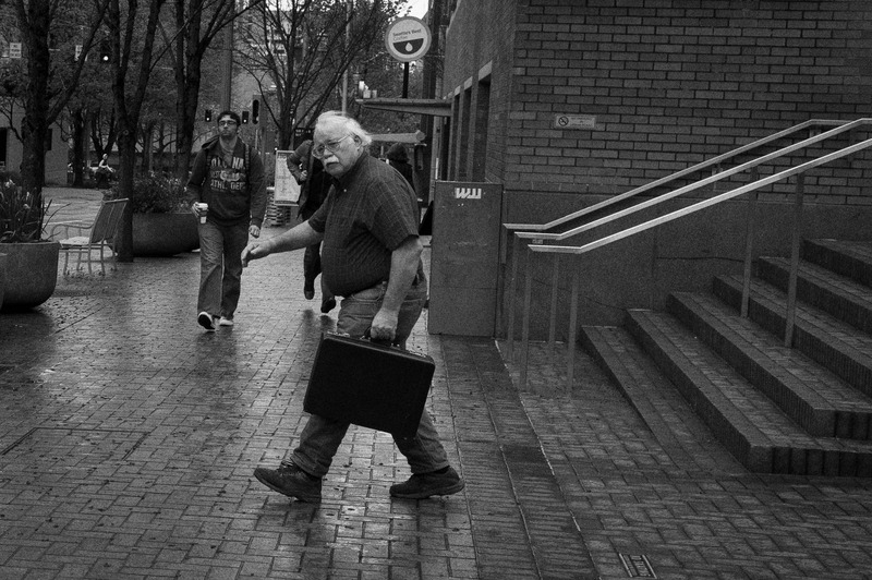 Urban Stroll in Monochrome