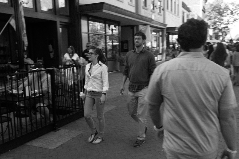 Urban Stroll in Monochrome