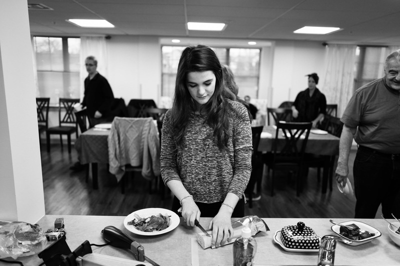 Culinary Focus Amidst Gathering