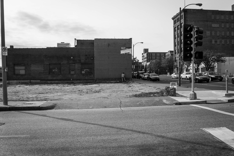 Urban Solitude in Monochrome