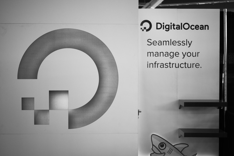 DigitalOcean Branding Display