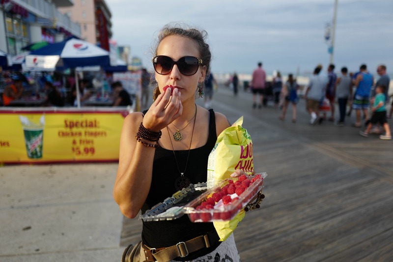 A Sweet Moment at the Boardwalk