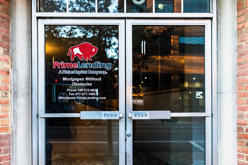 Glass Entrance Reflection