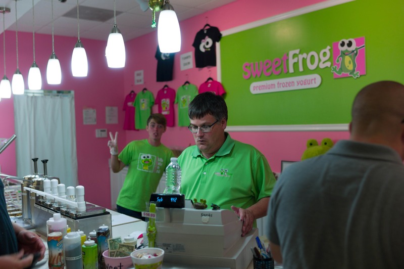 Vibrant Yogurt Shop Vibes