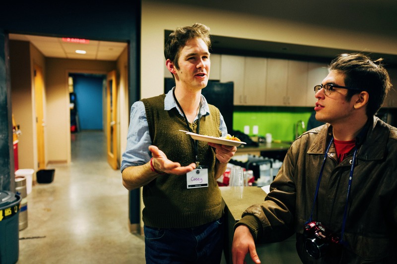 Engaged Conversation at a Gathering