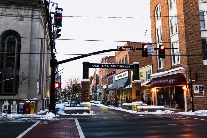 Winter's Gaze in Old Town