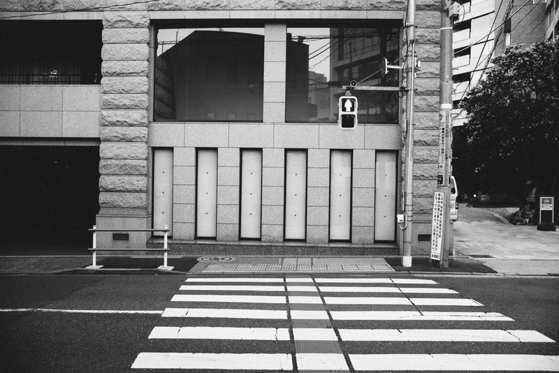 Urban Solitude in Monochrome