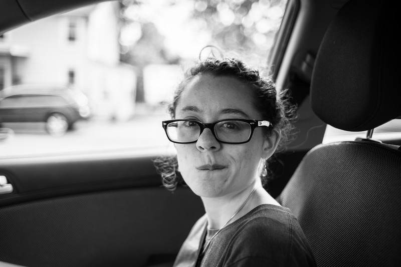 Quiet Reflection in a Car