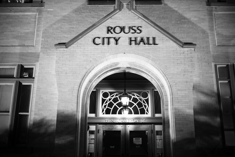 Illuminated Facade at Night