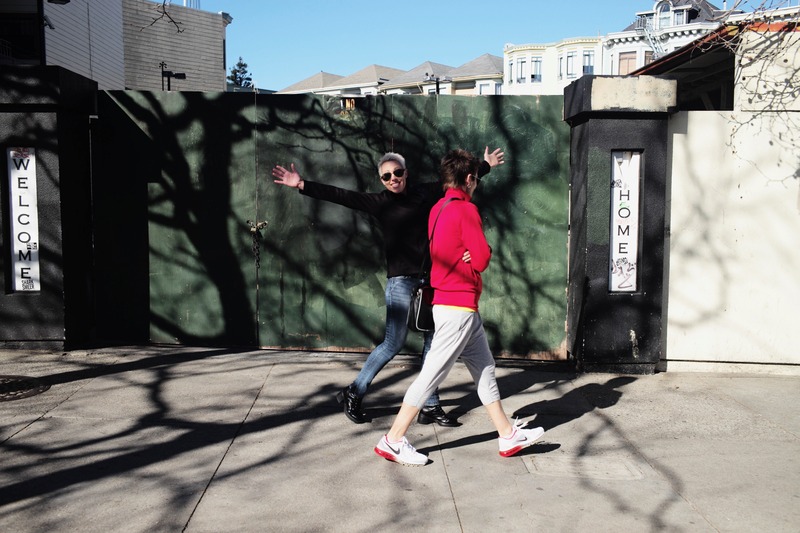 Joyful Urban Encounter