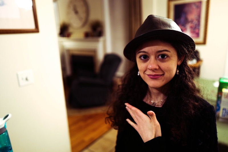 Charming Gesture in Soft Light