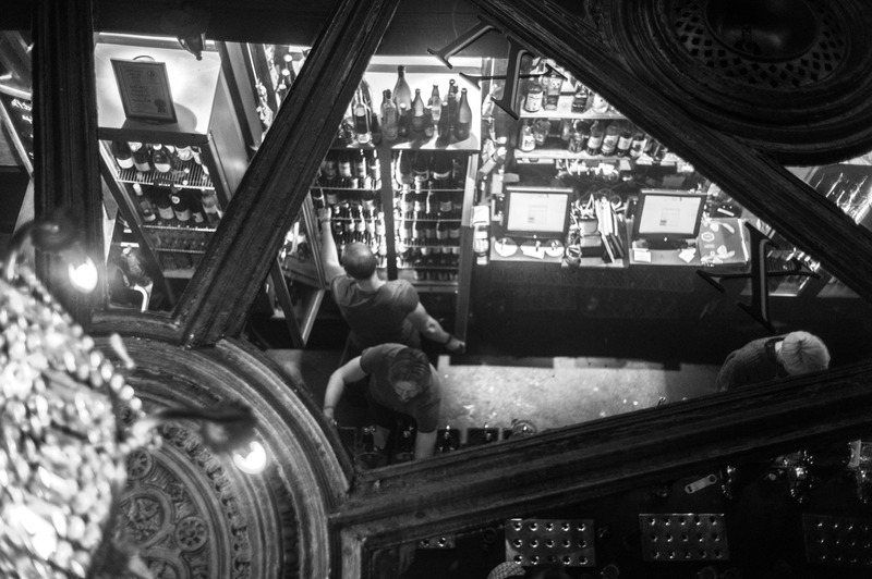 Bar Scene from Above