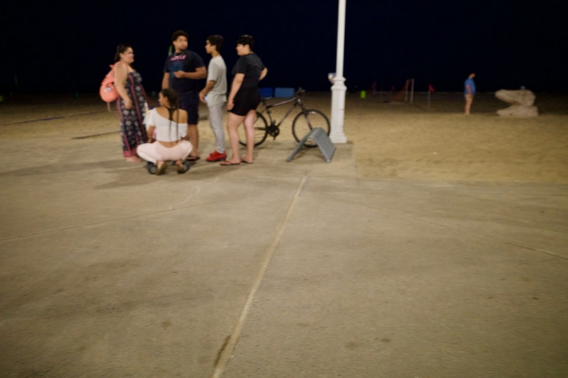 Nighttime Beach Gathering