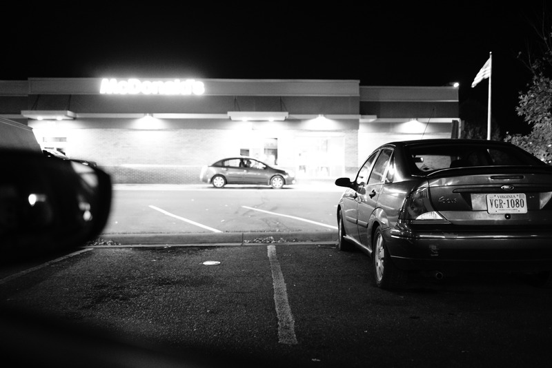 Midnight Fast Food Scene