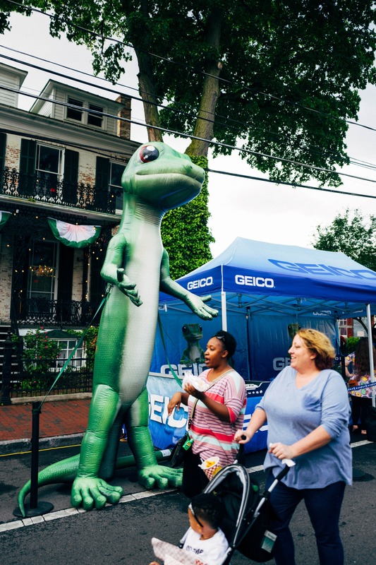 Festival Fun with a Giant Gecko