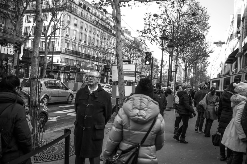 Urban Stroll in Monochrome