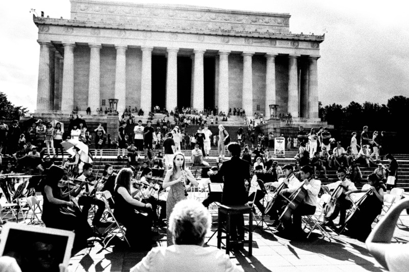 Melody at Lincoln's Feet