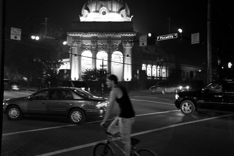 Urban Nightlife Contrast