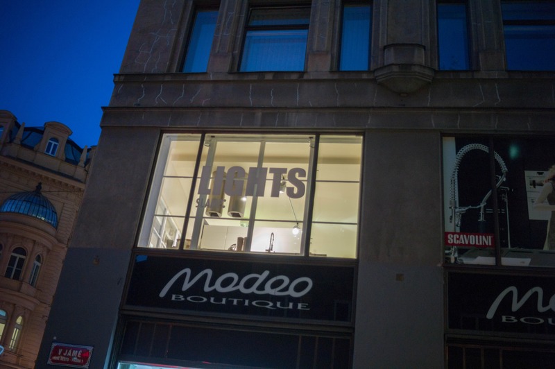 Illuminated Window Display