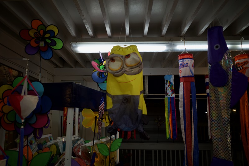 Whimsical Night Market Scene